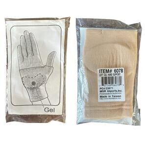 Gel Left Hand Thumb Wrist Support Compression for Carpal Tunnel Arthritis